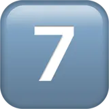 7️⃣ Tecla: 7 Copiar Pegar Emoji 7️⃣