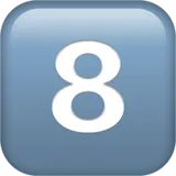 8️⃣ Tecla: 8 Emoji Copiar Colar 8️⃣
