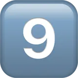 9️⃣ Klawisz: 9 Kopiuj i Wklej Emoji 9️⃣