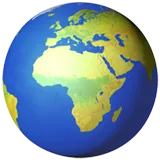 🌍 الكرة الأرضية تظهر أوروبا وأفريقيا لصق نسخ الرموز التعبيرية 🌍