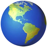 🌎 الكرة الأرضية تظهر الأمريكتين لصق نسخ الرموز التعبيرية 🌎