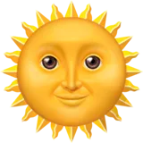 🌞 الشمس مع الوجه لصق نسخ الرموز التعبيرية 🌞