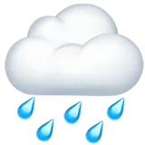 🌧 Nube Con Lluvia Copiar Pegar Emoji 🌧