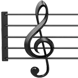 🎼 Μουσικό Σκορ Αντιγραφή Επικόλλησης Emoji 🎼