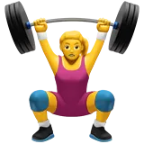 🏋️‍♀️ Frau, Die Gewichte Hebt Emoji Kopieren Einfügen 🏋️‍♀️🏋🏻‍♀️🏋🏼‍♀️🏋🏽‍♀️🏋🏾‍♀️🏋🏿‍♀️
