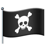 🏴‍☠️ Pirat Flag Emoji Kopier Indsæt 🏴‍☠️