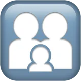 👨‍👩‍👧 Familie: Mann, Frau, Mädchen Emoji Kopieren Einfügen 👨‍👩‍👧