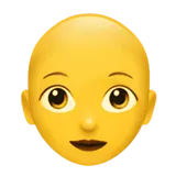 👩‍🦲 Жінка: Лиса Emoji Копіювати Вставити 👩‍🦲