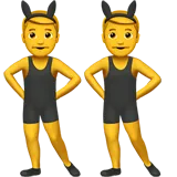 👯‍♂️ Homens Com Orelhas De Coelho Emoji Copiar Colar 👯‍♂️