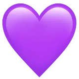 💜 Фиолетовое Сердце Эмодзи Копировать Вставить 💜