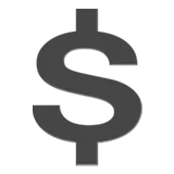 💲 Βαρύ Σύμβολο Δολαρίου Αντιγραφή Επικόλλησης Emoji 💲