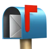 📬 Отворена Пощенска Кутия С Повдигнат Флаг Емоджи Копирай Постави 📬