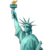 🗽 تمثال الحرية لصق نسخ الرموز التعبيرية 🗽