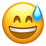 😅 Uśmiechnięta Buźka Zlana Potem Kopiuj i Wklej Emoji 😅