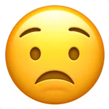 😟 Ανησυχημένο Πρόσωπο Αντιγραφή Επικόλλησης Emoji 😟