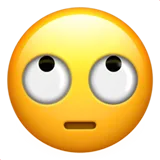 🙄 Visage Aux Yeux Roulants Copier Emoji 🙄