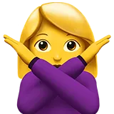 🙅‍♀️ Γυναίκα Χειρονομώ Οχι Αντιγραφή Επικόλλησης Emoji 🙅‍♀️🙅🏻‍♀️🙅🏼‍♀️🙅🏽‍♀️🙅🏾‍♀️🙅🏿‍♀️