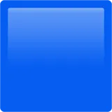 🟦 Blå Firkant Emoji Kopier Indsæt 🟦