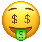🤑 Cara De Boca De Dinero Copiar Pegar Emoji 🤑