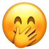 🤭 Ansigt Med Hånd Over Mund Emoji Kopier Indsæt 🤭