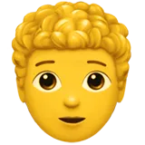 🧑‍🦱 Особа: Кучеряве Волосся Emoji Копіювати Вставити 🧑‍🦱