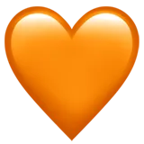🧡 Orange Hjerte Emoji Kopier Indsæt 🧡
