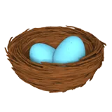 🪺 Hniezdo S Vajíčkami Kopírovanie a Vloženie Emodži 🪺