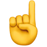 ☝ Індекс, Спрямований Вгору Emoji Копіювати Вставити ☝☝🏻☝🏼☝🏽☝🏾☝🏿