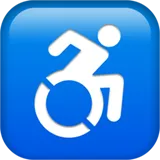 ♿ Символ Инвалидной Коляски Эмодзи Копировать Вставить ♿