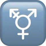 ⚧ トランスジェンダーのシンボル 絵文字コピー貼り付け ⚧