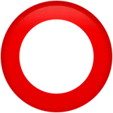 ⭕ Holle Rode Cirkel Emoji Kopiëren Plakken ⭕