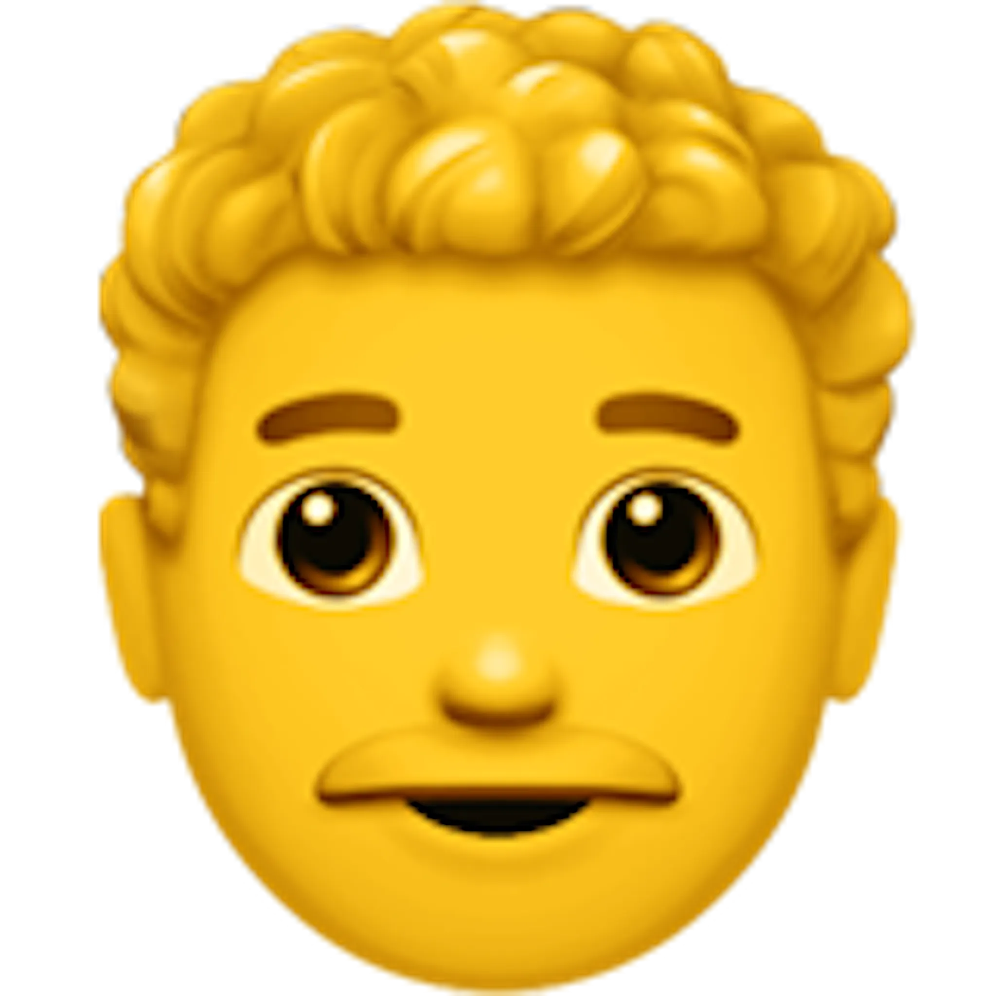 👨‍🦱 Man: Curly Hair Emoji Copy Paste 👨‍🦱