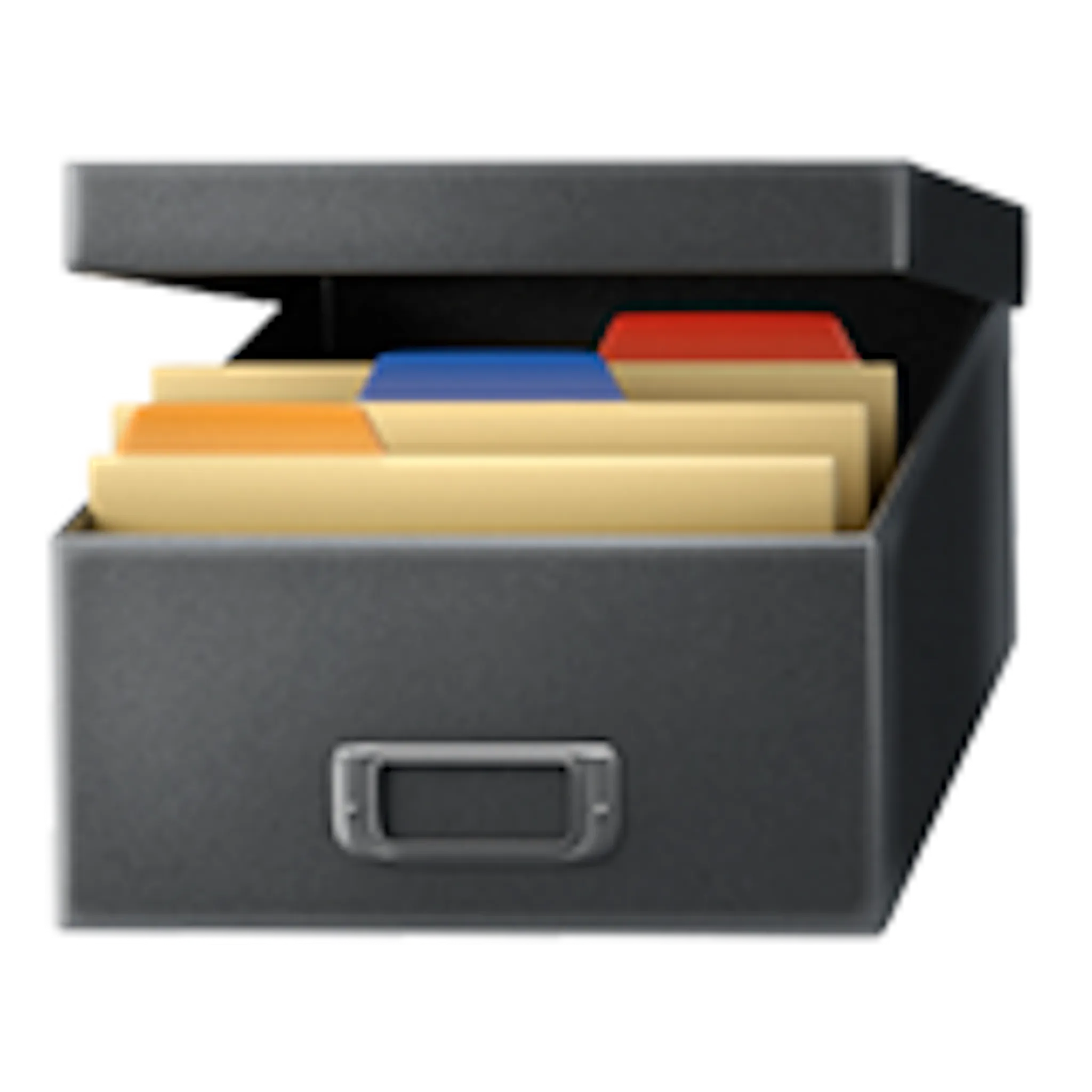 ЭМОДЖИ коробка. Картотека иконка. Архив картотека. Card file Box. Archive versions